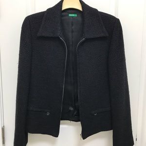 Wool navy jacket